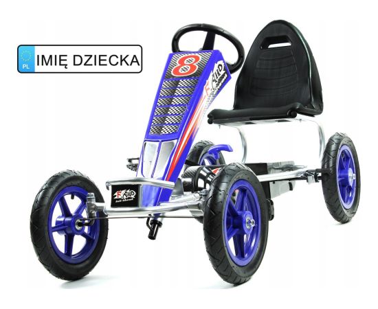 Ramiz Gokart Na Pedały Full Ahead AIR Niebieski