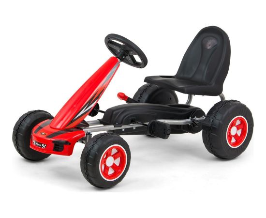 Milly Mally Gokart na pedały Viper czerwony