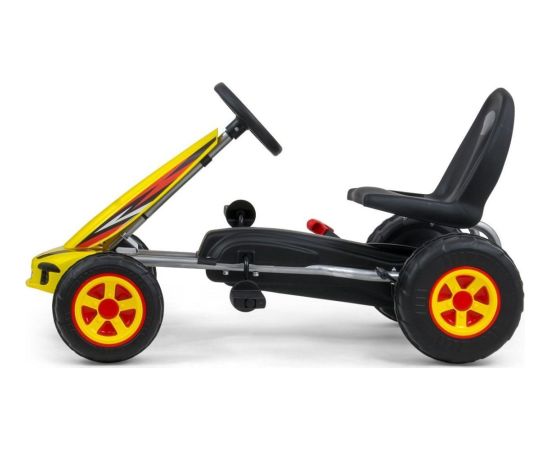 Milly Mally Milly Mally Gokart na pedały Viper Yellow