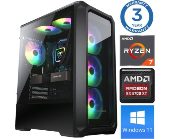 INTOP Ryzen 7 5700X 64GB 500SSD M.2 NVME RX5700 XT 8GB WIN11