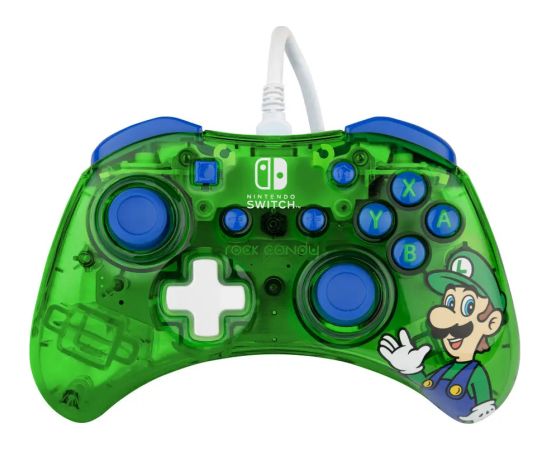 PDP игровой пульт Rock Candy Nintendo Switch, Luigi lime