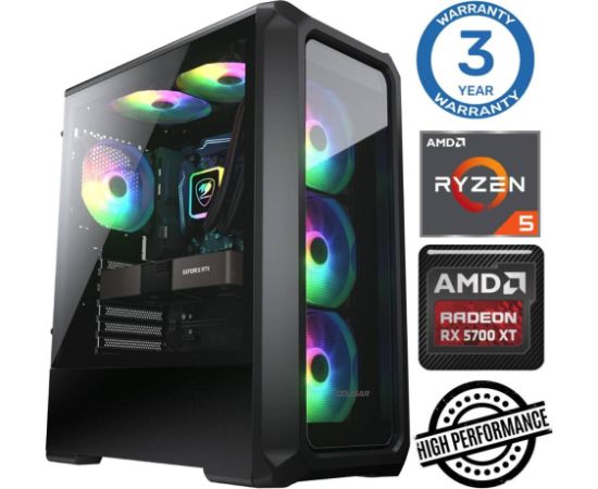 INTOP Ryzen 5 5600X 64GB 1TB SSD M.2 NVME RX5700 XT 8GB no-OS