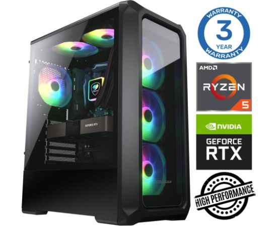 INTOP Ryzen 5 5600X 32GB 1TB SSD M.2 NVME RTX4060 8GB no-OS