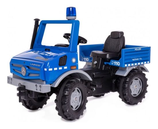 Rolly Toys Ciężarówka Samochód na pedały Unimog Merc-Benz Policja