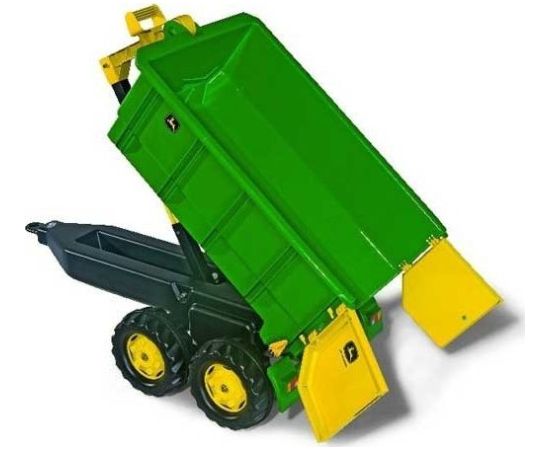 Rolly Toys Rolly Toys duża Dwuosiowa Przyczepa John Deere Wywrotka