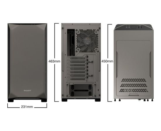 be quiet! PURE BASE 500 tower case (gray)