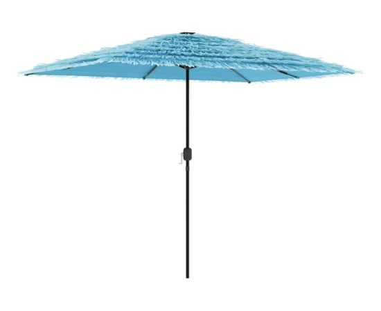 vidaXL vidaXL Parasol ogrodowy na stalowym słupku, niebieski, 300x200x250 cm