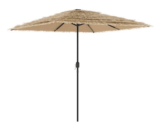 vidaXL Parasol ogrodowy na stalowym słupku, brązowy, 248x248x248 cm