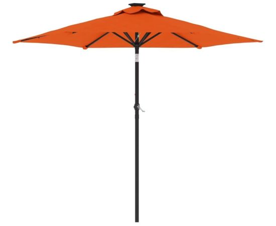 vidaXL vidaXL Parasol ogrodowy na stalowym słupku, terakota, 225x225x212 cm