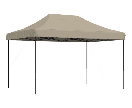 vidaXL Składany namiot imprezowy typu pop-up, taupe, 410x279x315 cm