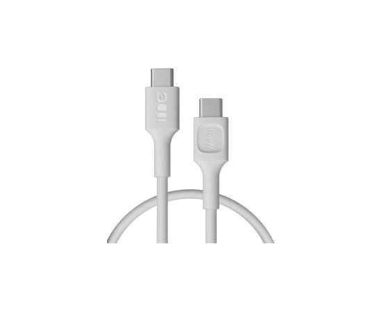 Kabelis Green Cell PowerFlex Fast Charging USB Type-C Male - USB Type-C Male 100W White 0.3m