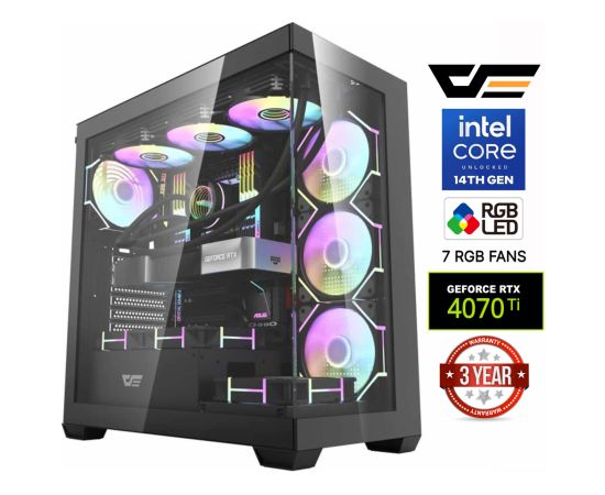 MDD Core i7-14700F 32GB 512GB SSD 2TB HDD RTX 4070 Ti 12GB NoOs