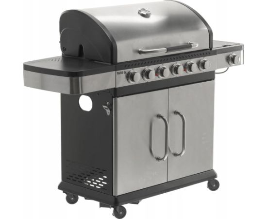 Yato YG.GAS GRILL 6+1 STAINLESS STEEL 20.2KW