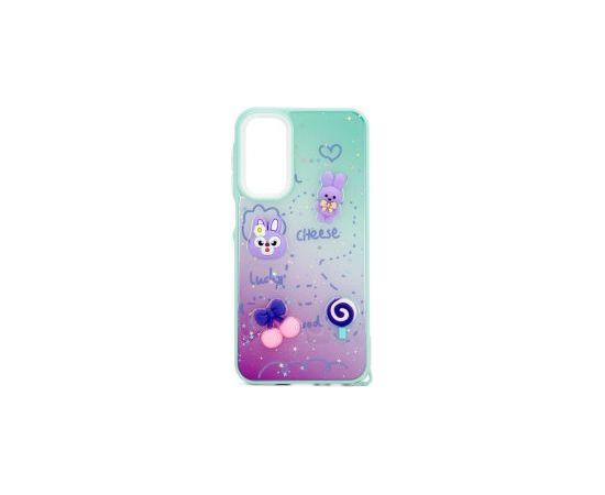 iLike Samsung  Galaxy A15 EPOXY CARTOON COVER Mint