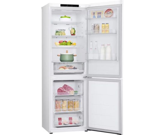 LG NatureFRESH GBV21L0ESW Fridge Freezer - White - E Rated