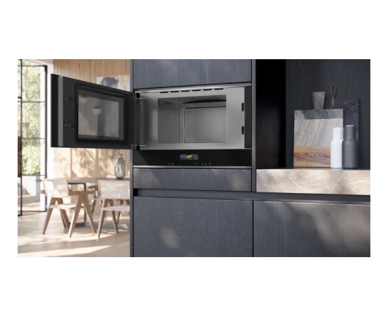 Siemens iQ700 BF722L1B1 microwave Built-in Solo microwave 21 L 900 W Black
