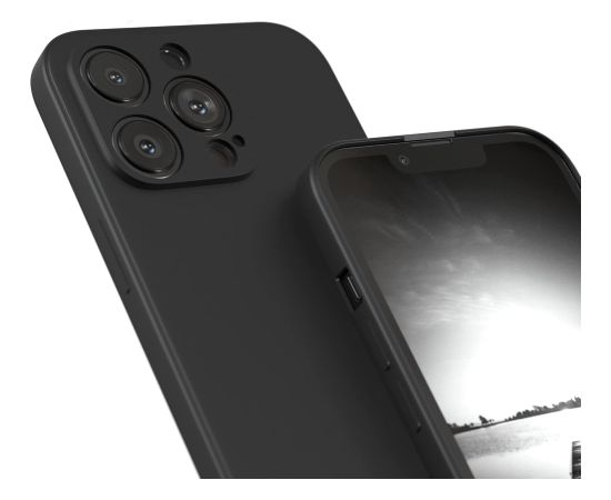 Чехол Liquid Silicone 1.5mm Xiaomi Redmi Note 14 Pro 4G черный