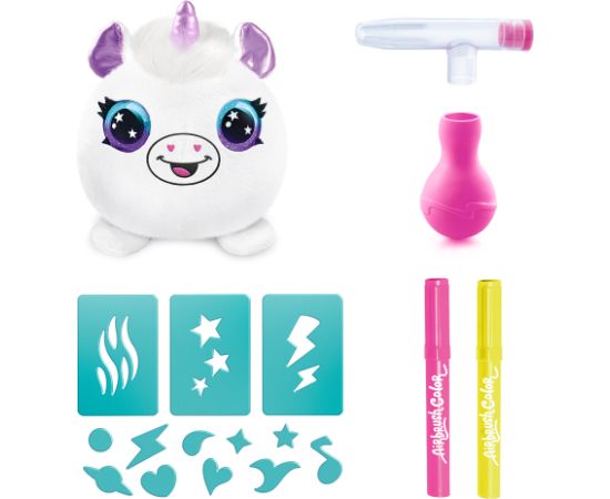 AIRBRUSH Plush мягкий питомец с аэрографом Неон мини