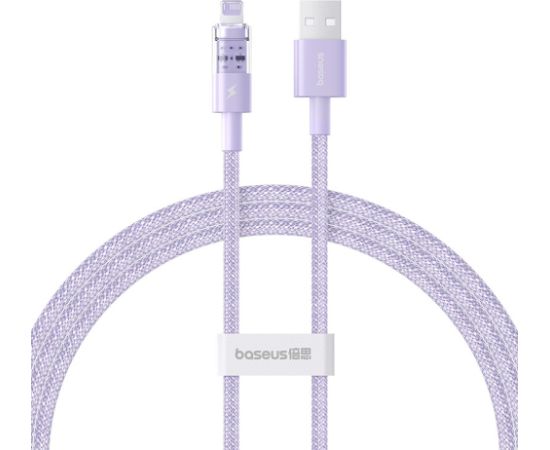 Baseus Gem USB to IP 2.4A fast charging cable 1 m Purple