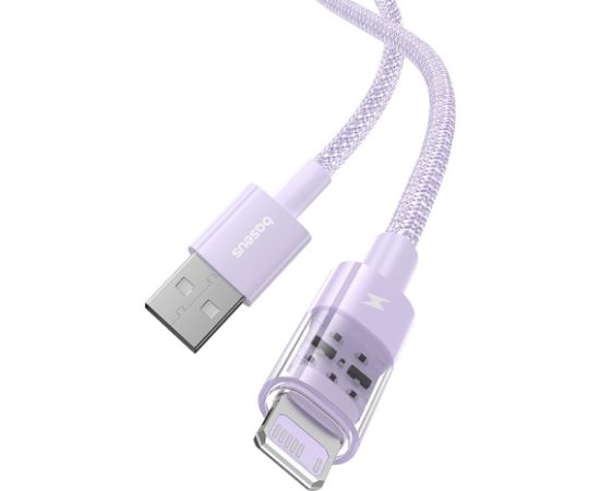 Baseus Gem USB to IP 2.4A fast charging cable 1 m Purple