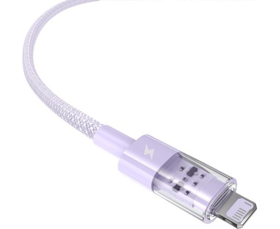 Baseus Gem USB to IP 2.4A fast charging cable 1 m Purple