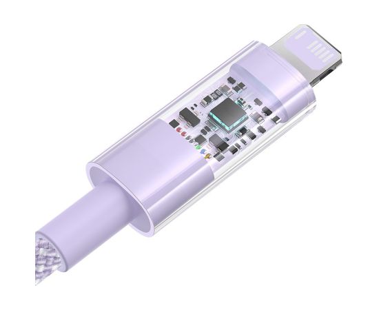 Baseus Gem USB to IP 2.4A fast charging cable 1 m Purple