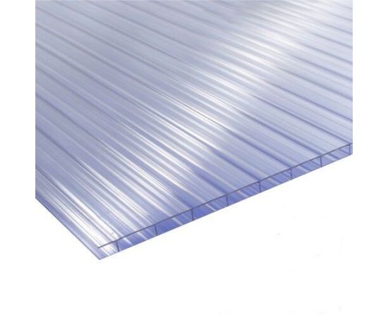 Šūnu polikarbonāts 6 mm, caurspīdīgs, 1.05x2m;