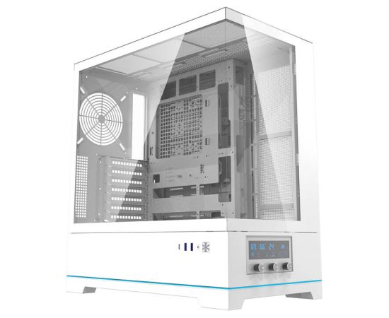 Darkflash DY451 computer case without fans (white)