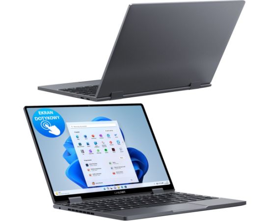 Chuwi MiniBook-X-2023-K1-SR 10.51" (1200x1920) TouchScreen IPS x360 Celeron N150 12GB SSD512GB BT BacklitKeyboard Win 11 Silver
