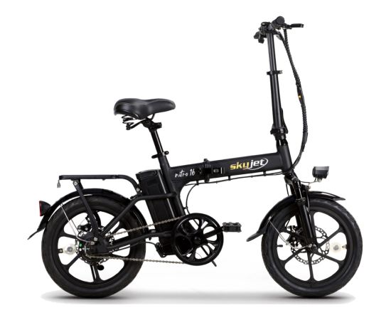 Elektriskais velosipēds SKYJET 16 Nitro melns