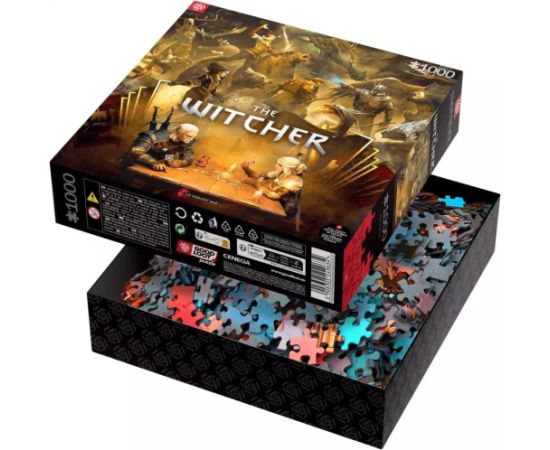 Cenega Publishing Puzzle Good Loot Gaming Puzzle: The Witcher (Wiedźmin) Playing Gwent 1000 elementów
