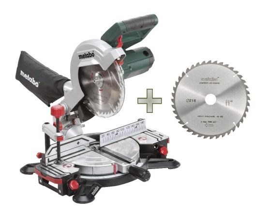 Šķērszāģis KS 216 M Lasercut + sawblade 628060000&MET, Metabo