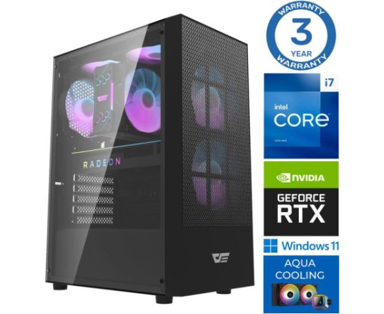 INTOP AQUA i7-14700F 32GB DDR5 1TB SSD M.2 NVME+2TB RTX3060 12GB WIN11Pro