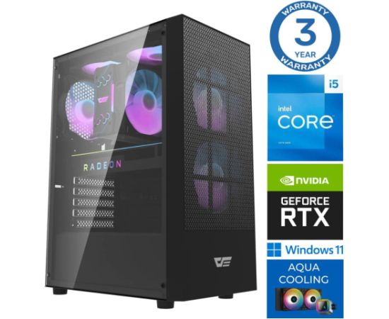 INTOP AQUA i5-13400F 32GB DDR5 500SSD M.2 NVME+2TB RTX3060 12GB WIN11