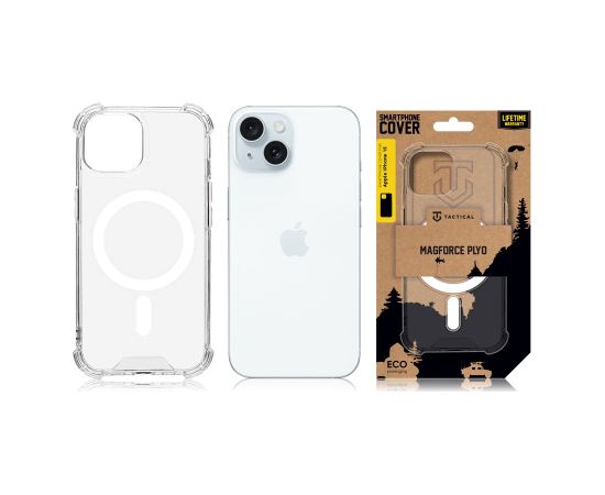Tactical MagForce Plyo защитный чехол для телефона Apple iPhone 15 прозрачный
