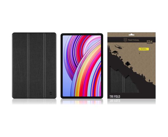 Tactical Book Tri Fold  maciņš Xiaomi Redmi Pad Pro melns