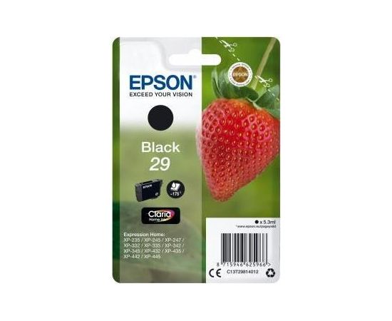 Ink Epson Singlepack Black 29 Claria Home Ink