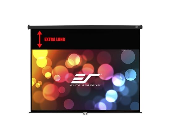 Elite Screens Manual Series M106UWH-E24 Diagonal 106 ", 16:9, Viewable screen width (W) 235 cm, Black