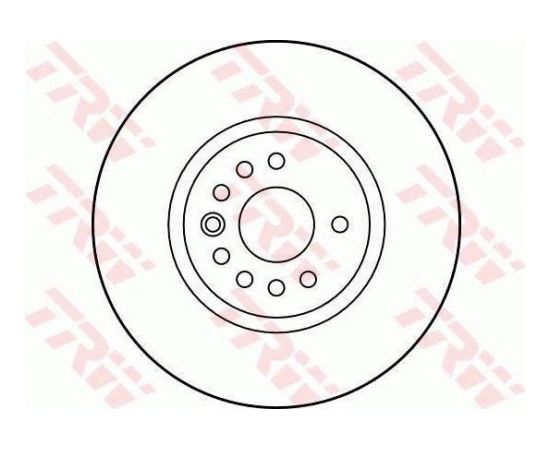 TRW Bremžu disks DF2778S