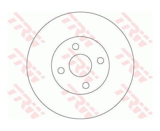 TRW Bremžu disks DF4366