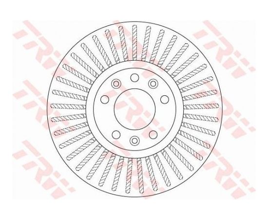 TRW Bremžu disks DF6419