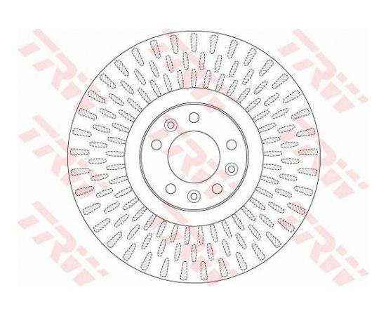 TRW Bremžu disks DF6427S