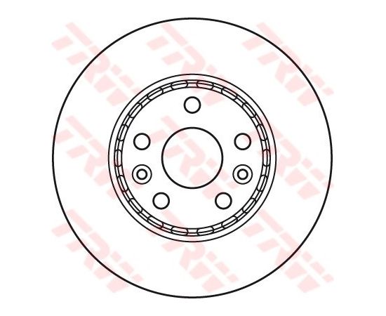 TRW Bremžu disks DF6110