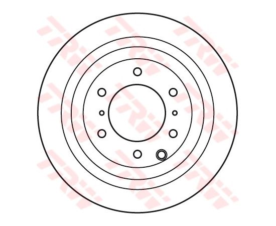 TRW Bremžu disks DF4944S