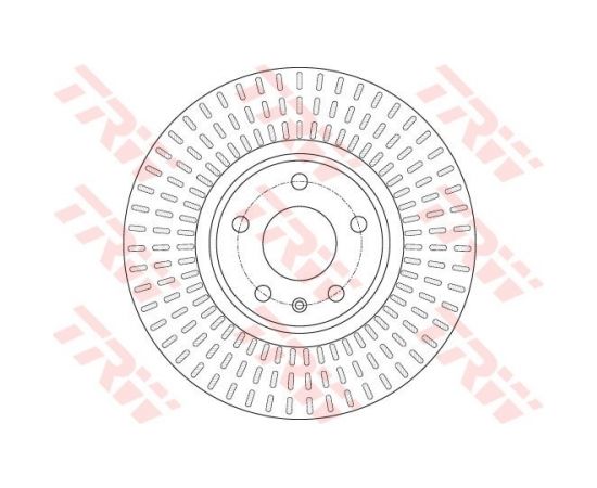 TRW Bremžu disks DF6148