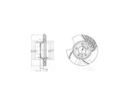 Delphi Bremžu disks BG9774