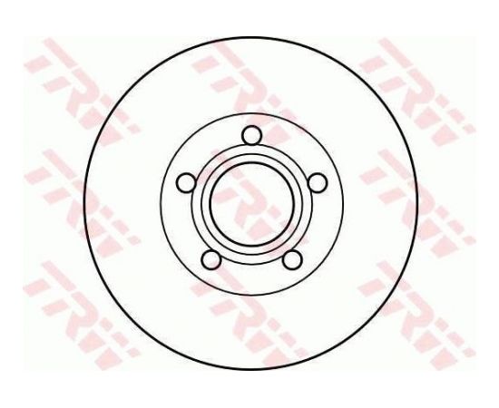 TRW Bremžu disks DF4238