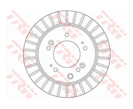 TRW Bremžu disks DF6191S