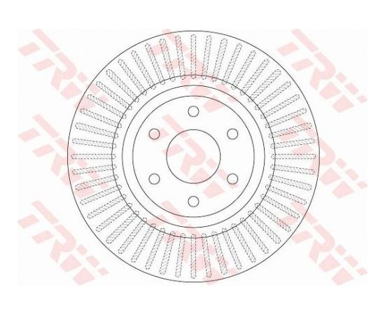 TRW Bremžu disks DF6425