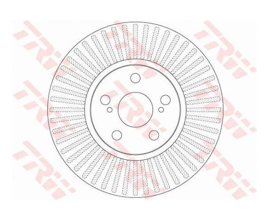 TRW Bremžu disks DF6234